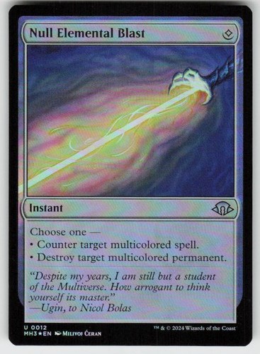 Mtg null elemental - null, blast