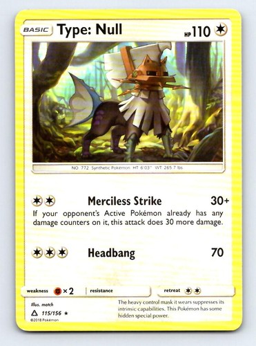 Type null 115 156 - 115/156, rare