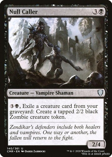 Null caller normal - null, (cmr