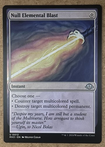 Null elemental blast - -, modern