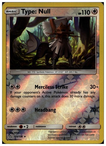 Type null reverse - null, holo