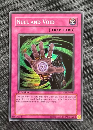 Yugioh null and void 1st - yugioh,