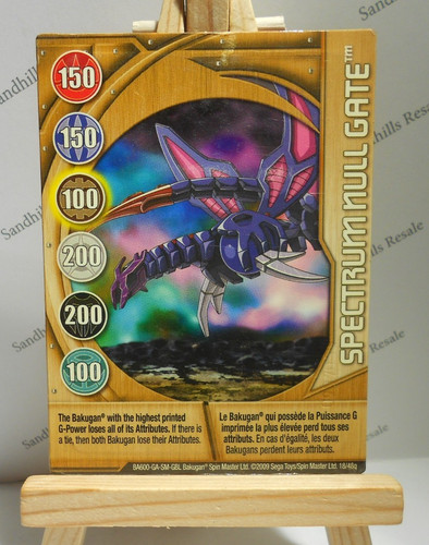 Bakugan card spectrum null - bakugan,