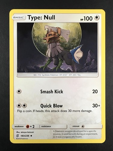Pokemon tcg type null - null, 183/236
