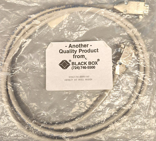 Black box null modem - box,